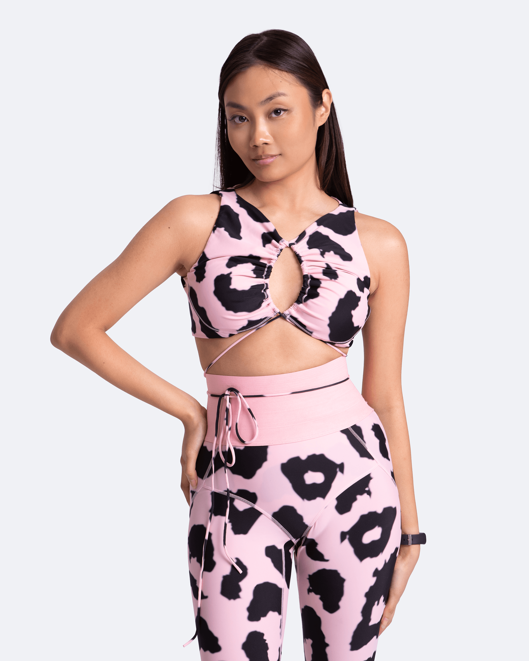 Sexy Front Tie Support Top for Women - Comfortable & Stylish Workout Shirt - Perfect for Yoga, Gym & Casual Wear