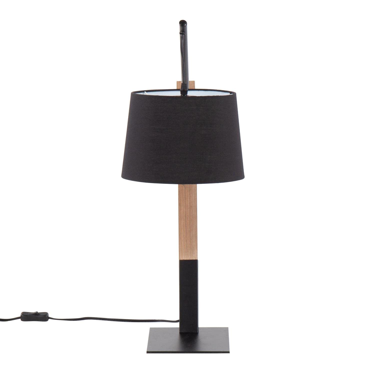 Modern Archer Table Lamp - Adjustable Desk Lamp & Bedside Nightstand Lamp, Small Black Table Lamp for Living Room, Bedroom, Office - Perfect for Reading, Working & Decor