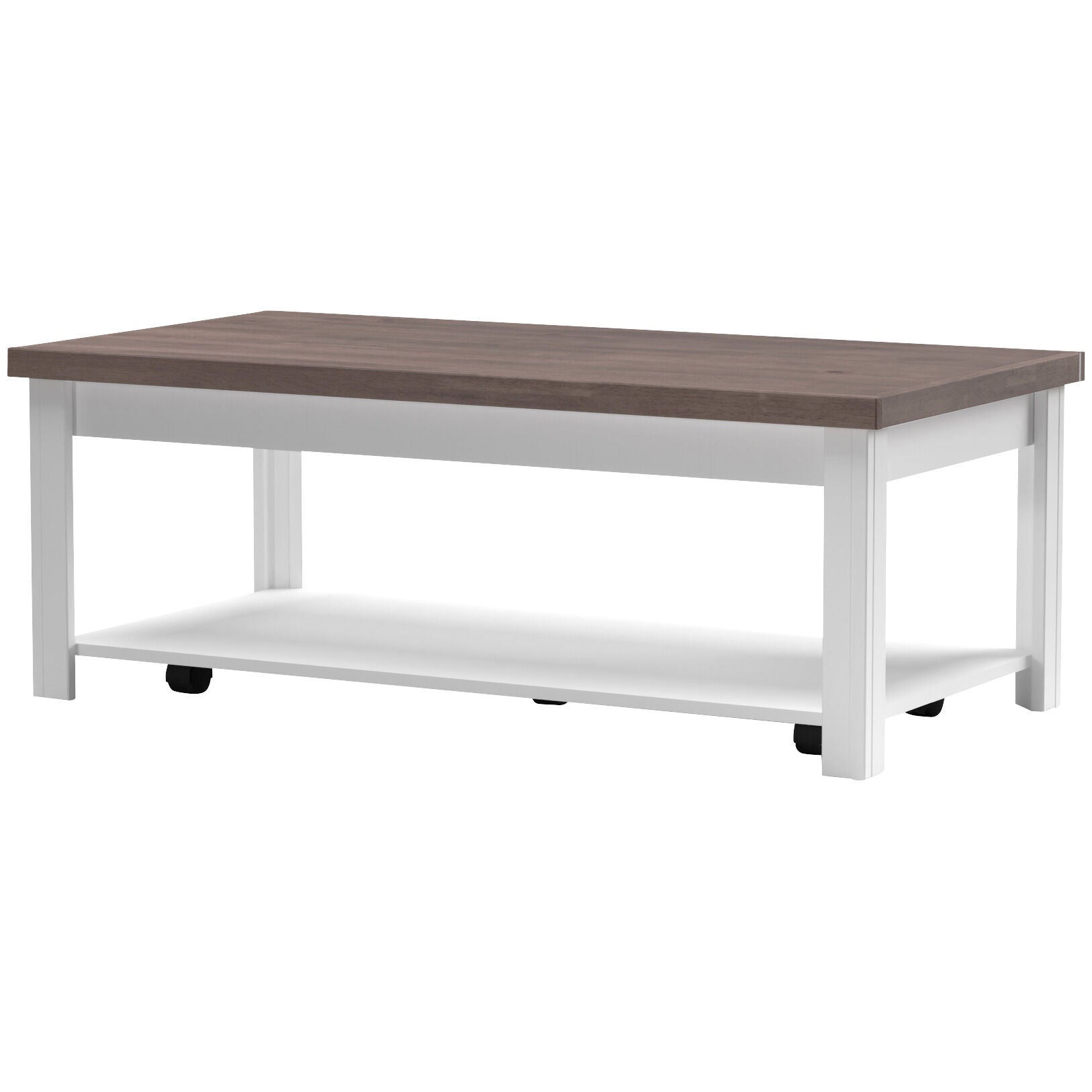 Modern Hampton Coffee Table - Solid Wood Living Room Furniture for Home Decor | Perfect for Living Room, Lounge & Office Spaces