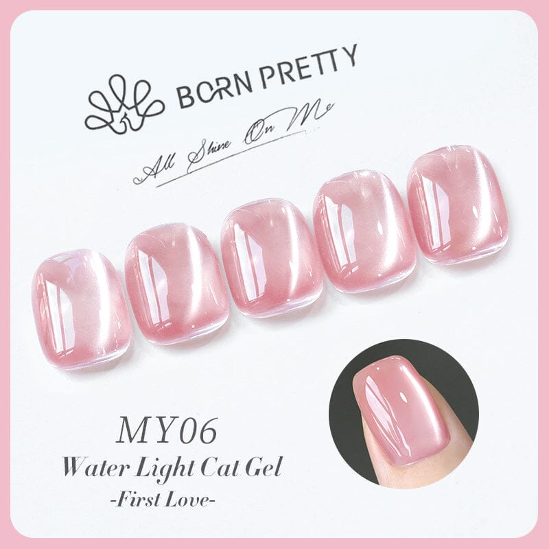 Water Light Cat Magnetic Gel Polish - First Love 10ml Nail Art Kit for Salon & Home Manicure - Perfect for Valentine's Day & Special Occasions