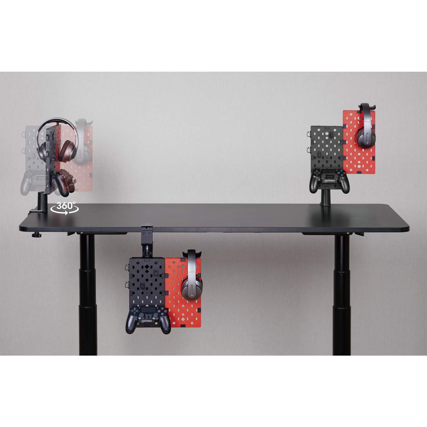 Pegboard Desktop Organizer and Accessory Holder - Wall Mounted Storage Solution for Office, Workshop & Home Organization - Perfect for Tools, Stationery & Craft Supplies