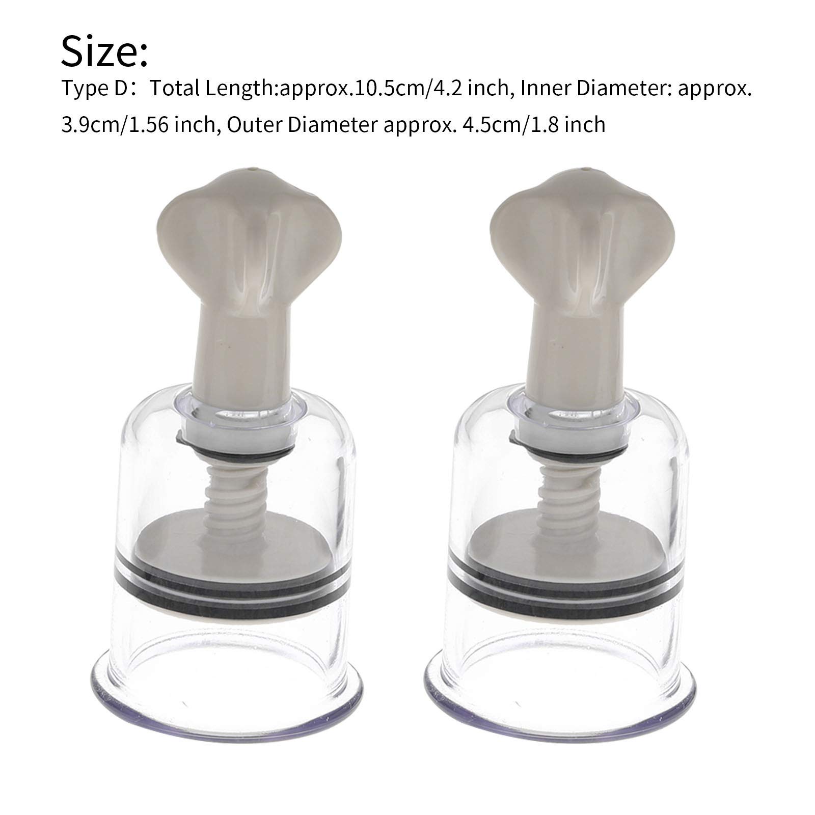 Rotating Vacuum Nipple Suckers - Anti Cellulite Cupping Massager for Breastfeeding & Breast Pump - Perfect for Lactation Support and Postpartum Recovery