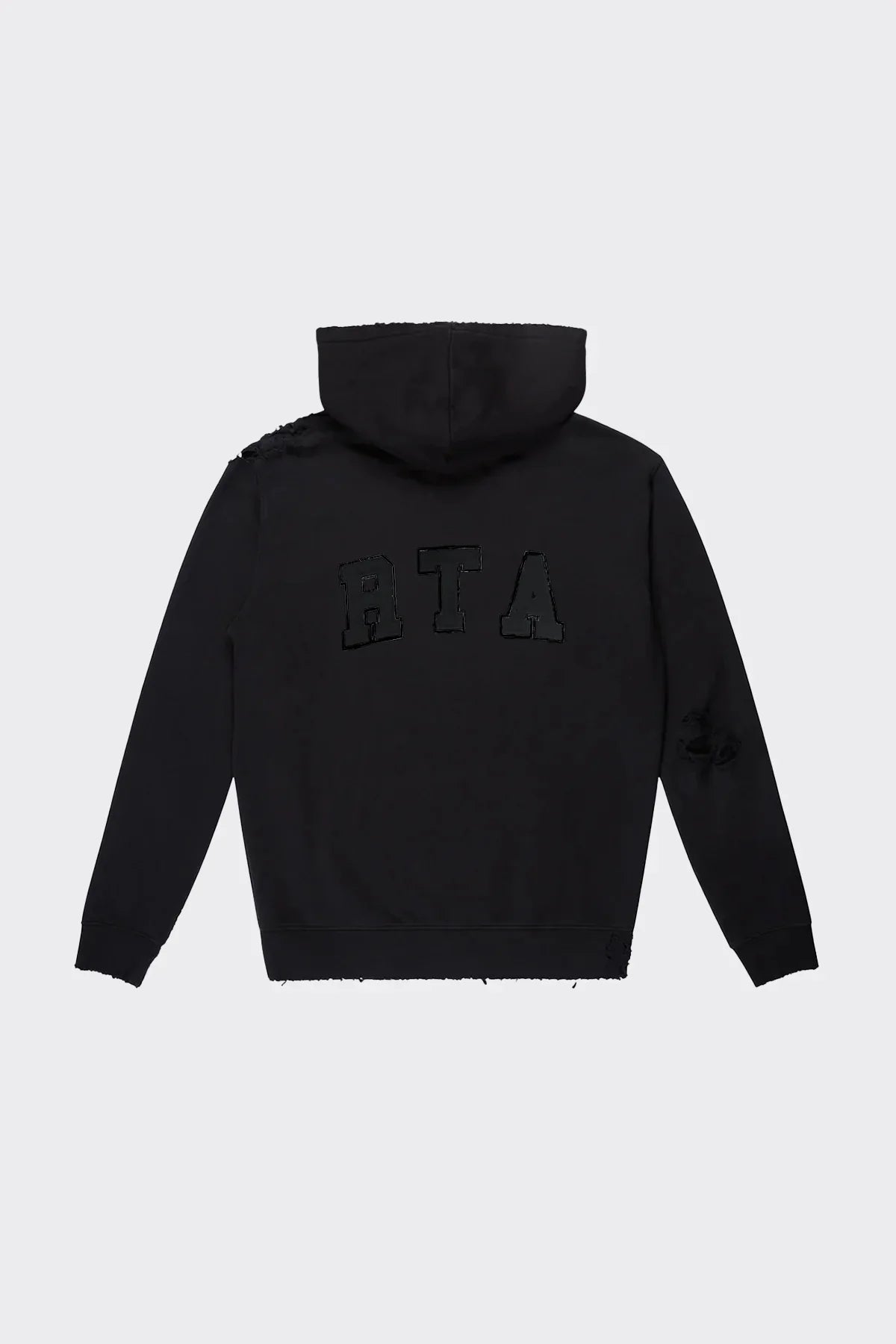 RTA Markus Black Collegiate Hoodie for Men - Trendy Pullover Sweatshirt with Kangaroo Pocket | Perfect for College, Gym & Casual Wear