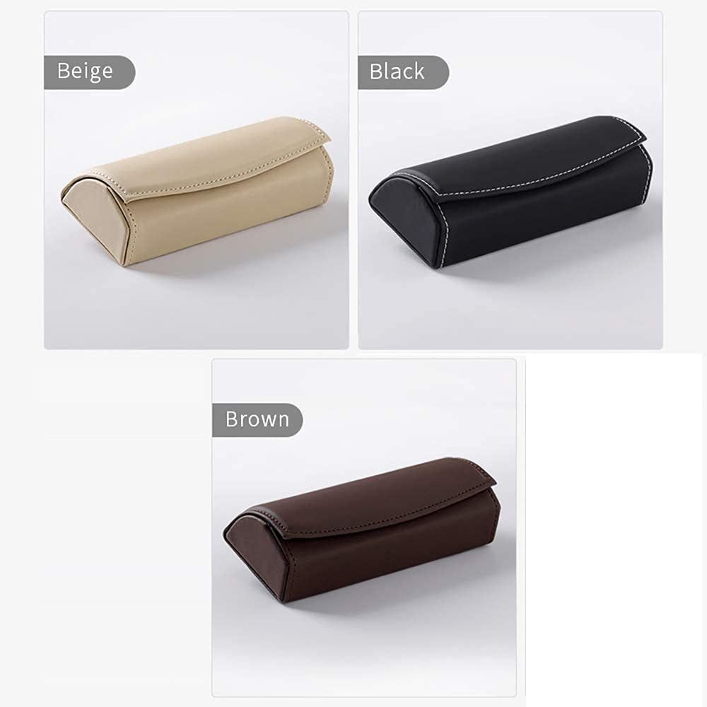 Universal Magnetic Car Sunglasses Holder - Visor Clip Glasses Case with Secure Storage Box for Auto Interior | Perfect for Driving, Travel & Outdoor Adventures