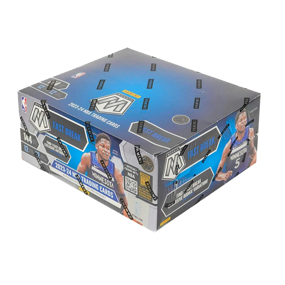 2023-24 Panini Mosaic Basketball Fast Break Box - NBA Trading Cards Collection for Collectors & Fans - Perfect for Sports Memorabilia Enthusiasts and Gift Giving