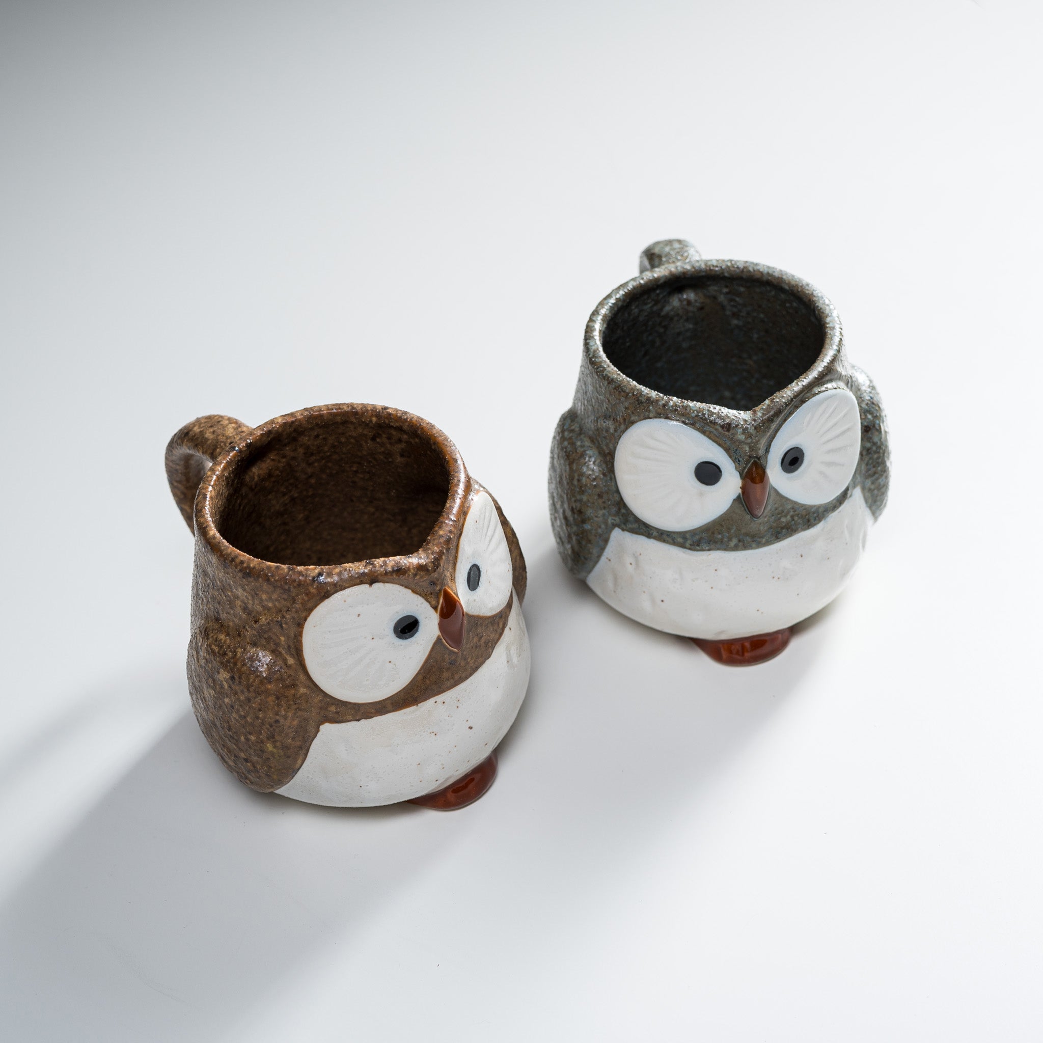 Twins Owl Pair Mug Cups - Cute Ceramic Coffee Mugs for Couples, Best Friends & Siblings - Perfect for Valentine's Day Gifts, Housewarming & Cozy Coffee Time at Home