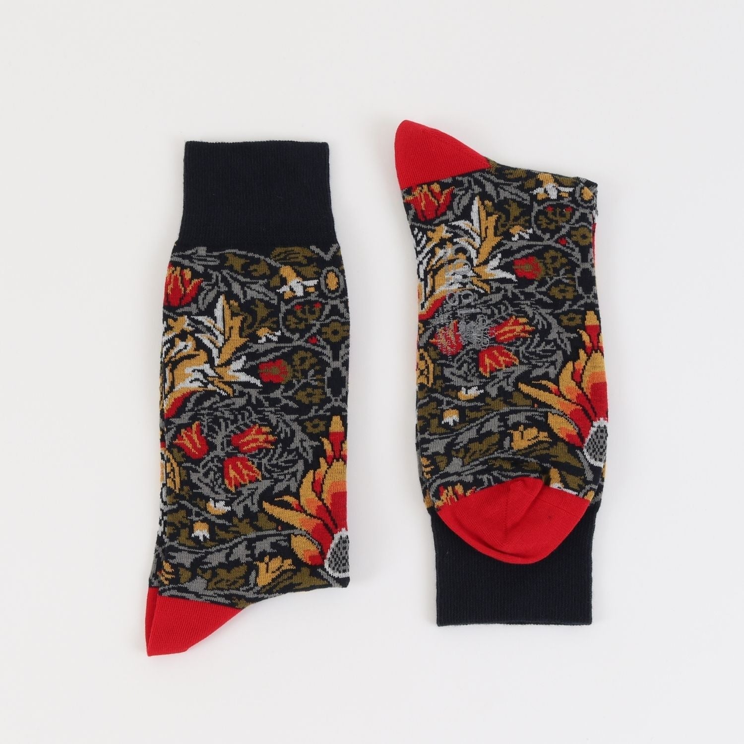 William Morris Snakeshead Cotton Socks for Men - Premium Comfort & Style - Perfect for Casual Wear, Office & Gifts