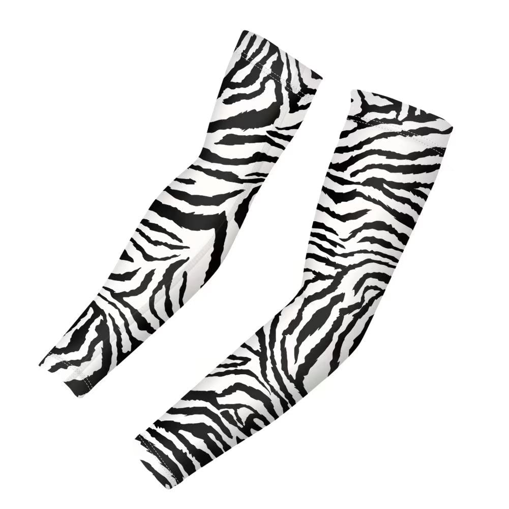 Buybai Compression Arm Sleeves for Men & Women - UV Sun Protection, Cooling Summer Arm Sleeves for Cycling, Running, Outdoor Sports - Plus Size Available | Perfect for Hiking, Golf, Tennis & Sun Protection
