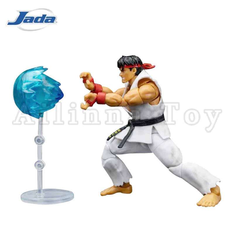 Jada Toys 1/12 Scale 6-Inch Ultra Street Fighter II Action Figure - Ryu Collectible for Gamers & Fans | Perfect for Display, Gifts & Cosplay