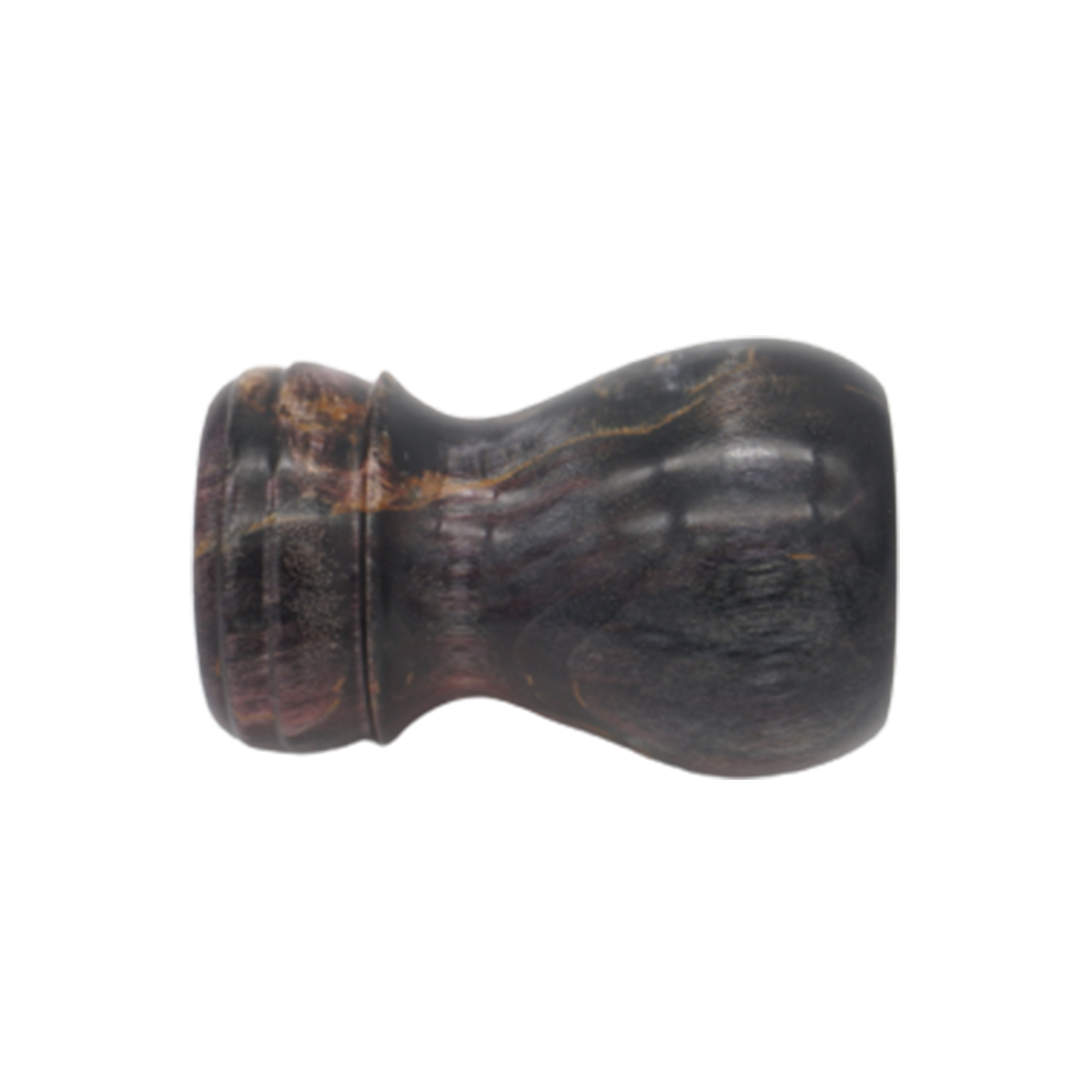 Premium Karelian Birch Stabilized Wood Handcrafted Shaving Brush Handle - Fits 24mm & 26mm Knots - Perfect for Wet Shaving & Luxury Grooming Gifts