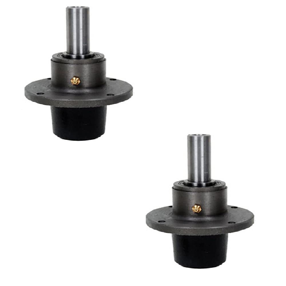 Scag Mowers Spindle Assembly Set (1995-Present) - 2-Pack Heavy Duty Cast Iron Replacement Parts for Lawn Mower Maintenance | Perfect for Commercial Landscaping & Home Yard Care