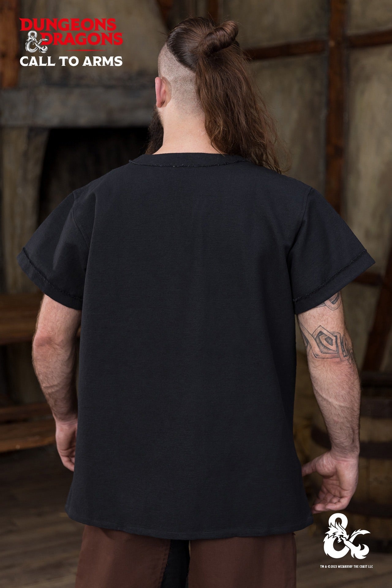 Dungeons & Dragons Barbarian T-Shirt - Black | Fantasy RPG Gaming Apparel for D&D Fans & Tabletop Roleplaying Enthusiasts