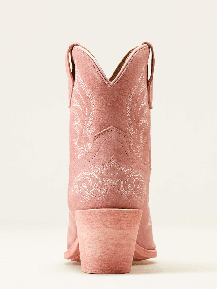 Ariat Women's Chandler Western Boot in Carnation Pink Suede - Perfect for Country Dancing, Rodeos & Western Fashion Outfits