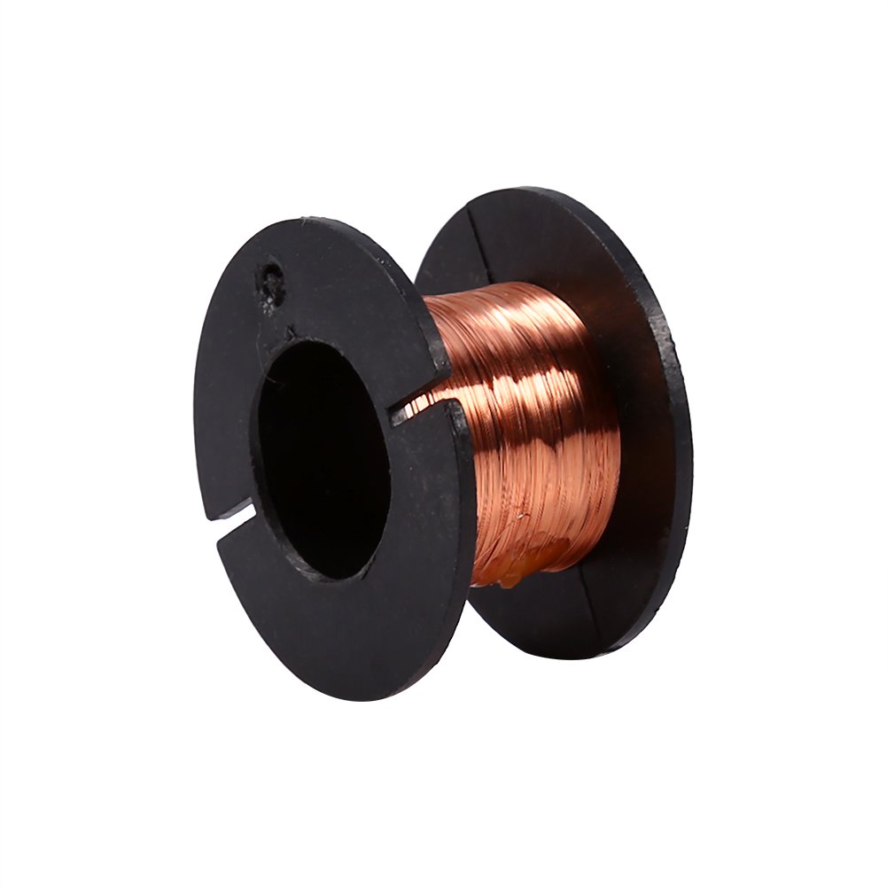 Premium 0.1mm Enameled Copper Wire for Motors & Transformers - Magnetic Copper Wire for DIY Projects, Speakers, Electromagnets - 15m x 5pcs - Perfect for Electrical Repairs, Crafting & Electronics Projects