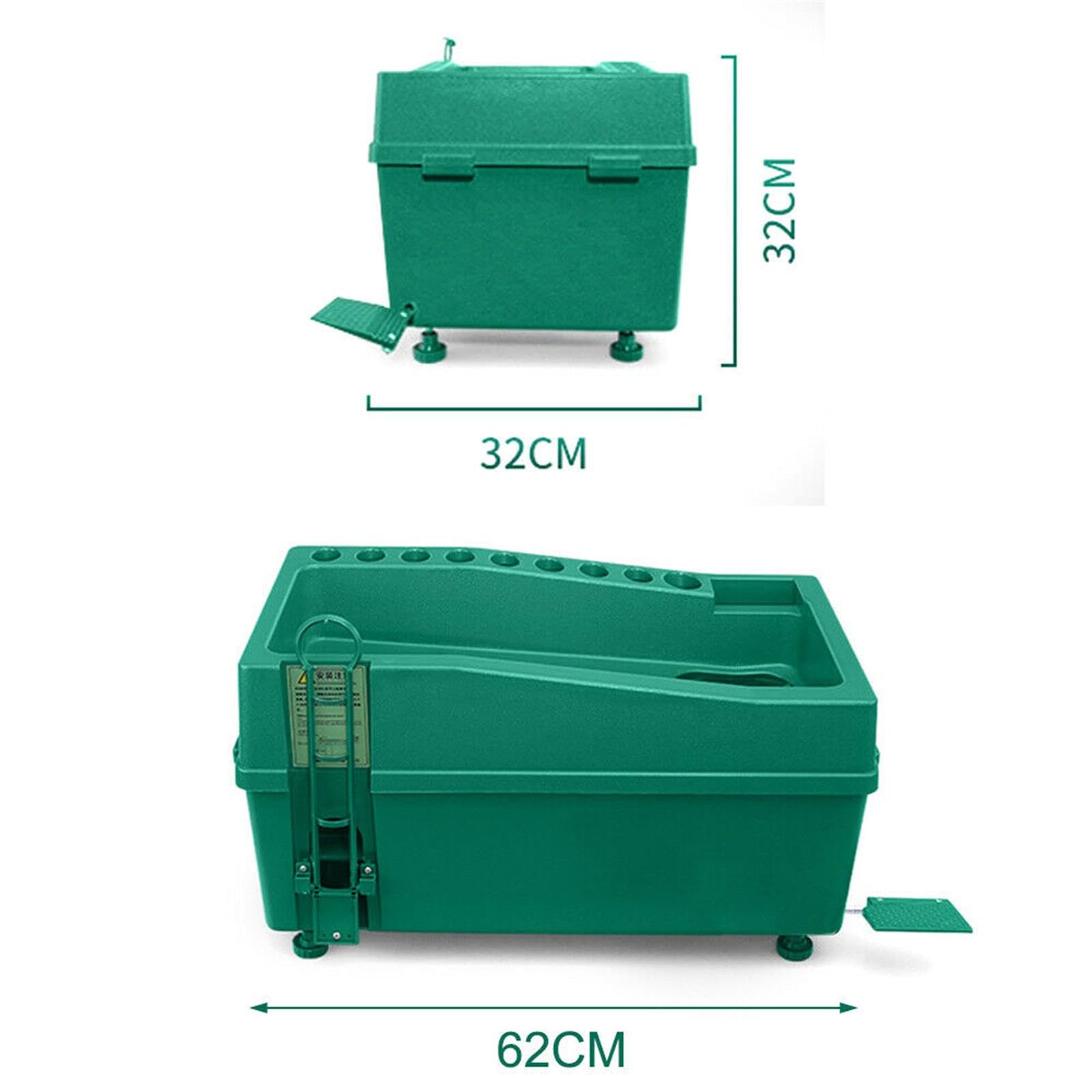 Automatic Golf Ball Dispenser - Green Powerless Golf Practice Machine & Ball Pitching Device (No Electricity Required, 62×32×32cm) - Perfect for Driving Range, Backyard Practice & Golf Training Sessions