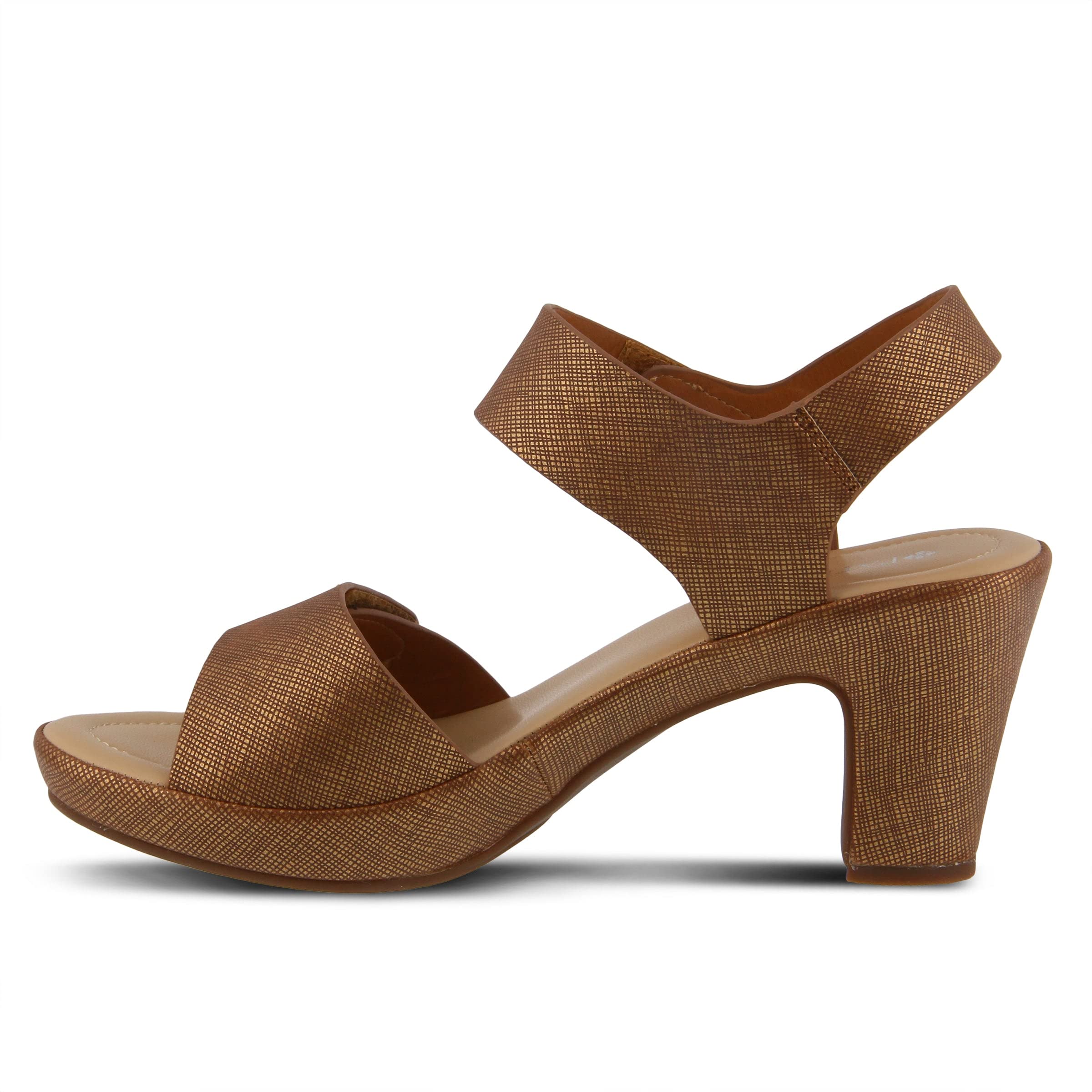 PATRIZIA Spring Step Dade Sandals for Women - Comfortable Casual Platform Sandals with Hook & Loop Closure - Slip-On Design for Everyday Wear, Beach, Shopping & Summer Outings