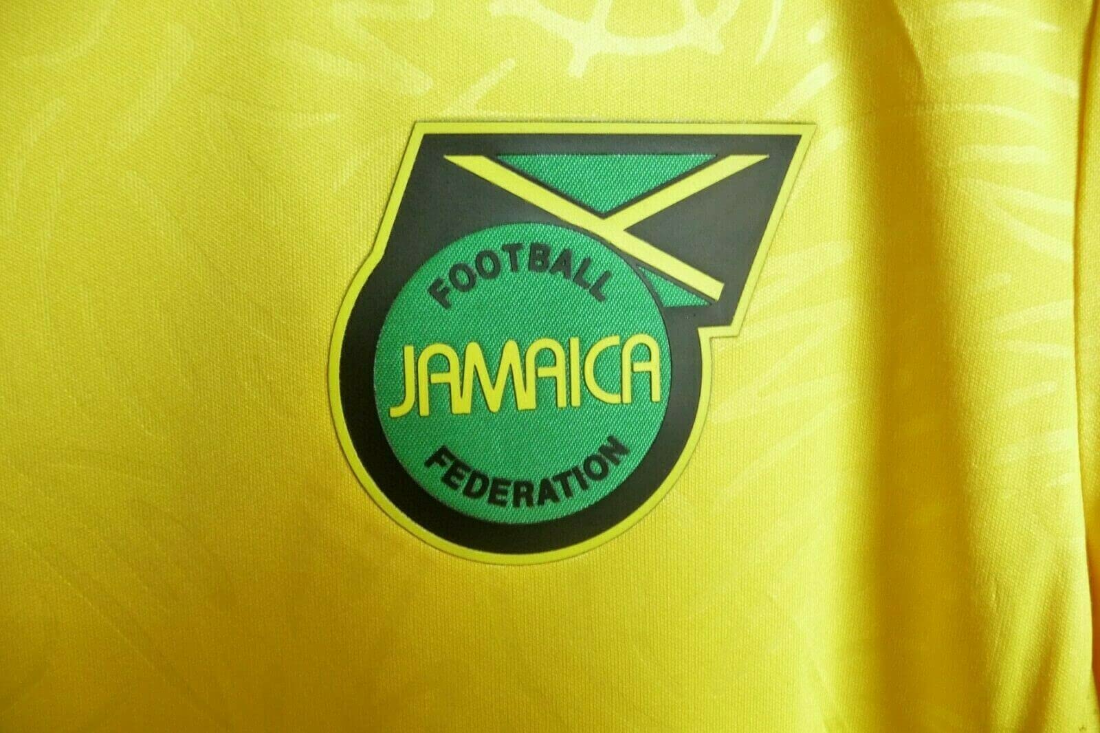 Umbro Jamaica 18/19 Women's Home Soccer Jersey - Yellow Football Shirt for Fans & Players - Perfect for Matches, Training & Casual Wear