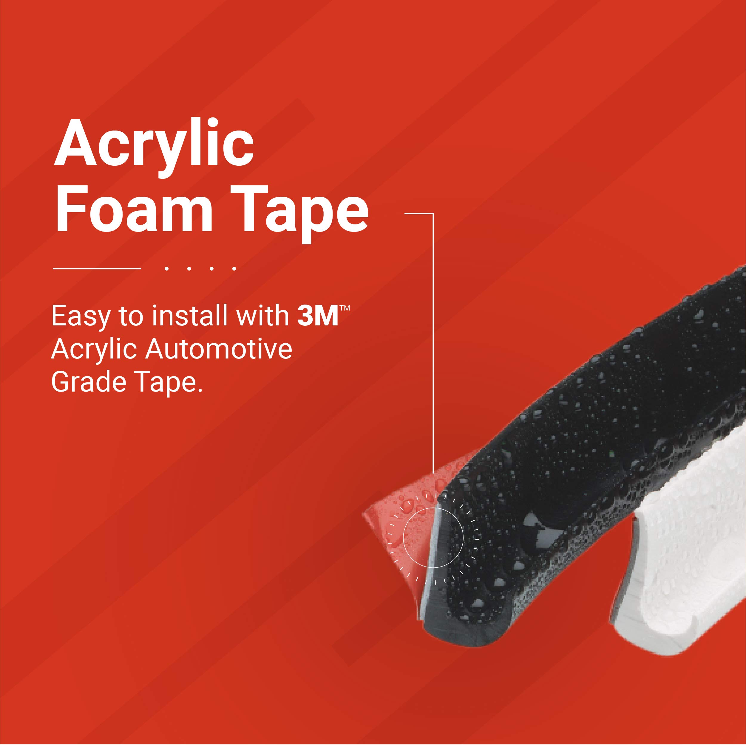 Premium White PVC Trim-Lok Drip Rail - 1/2
