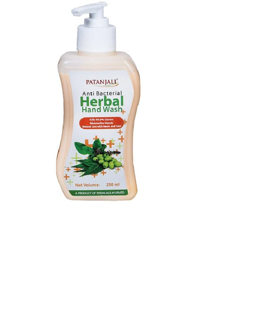 Organic Herbal Hand Wash Pack of 2 - Natural & Moisturizing for Dry Skin - Perfect for Kitchen, Bathroom & Travel Use