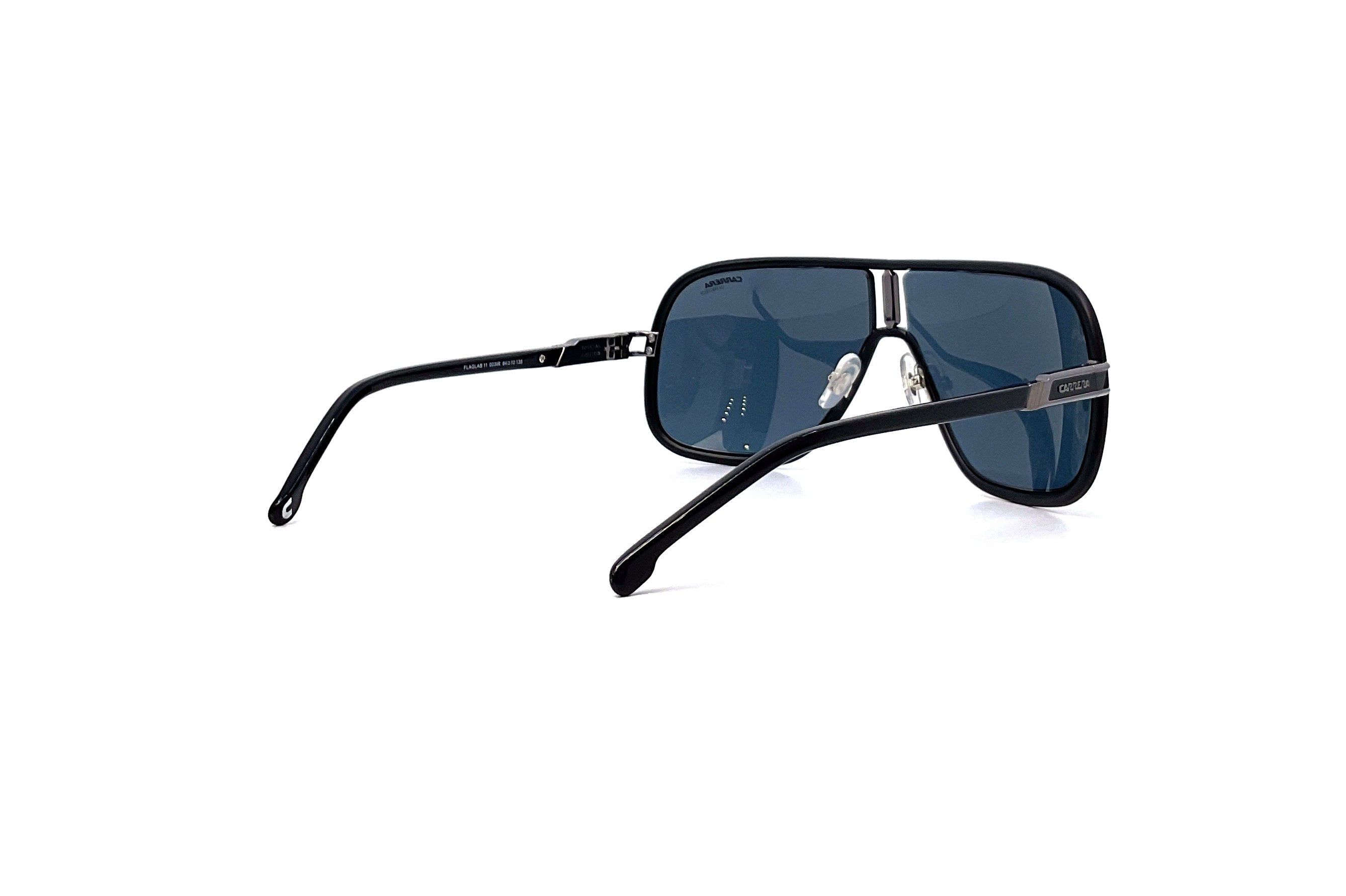 Carrera Flaglab II Matte Black Sunglasses - Polarized UV Protection for Men & Women - Perfect for Driving, Running, and Outdoor Activities