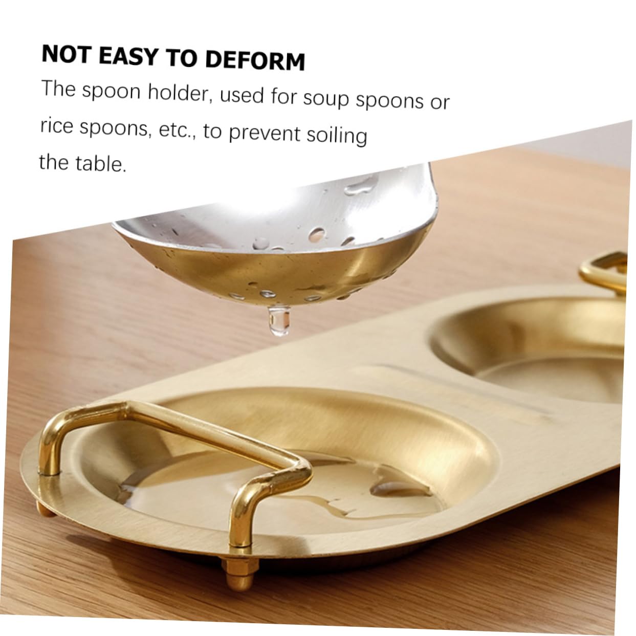 Hemoton Ceramic Spoon Rest - Stylish Soup Spoon Holder for Dining Table Decor, Kitchen Utensil Organizer, Ladle & Scoop Storage Rack - Perfect for Kitchen Countertop, Dining Room, and Gift Giving