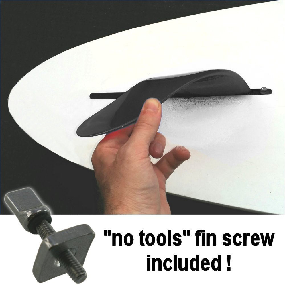 Durable Safety Flex Fin with Tool-Free Screws for Surfboards - Perfect for Surfing, Bodyboarding & Water Sports Accessories