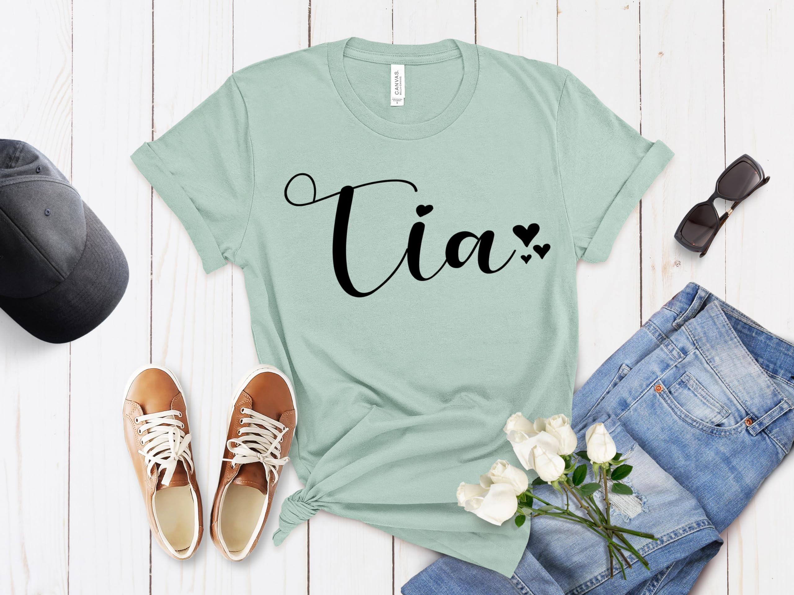Tia Shirt - Cute Mexican Aunt T-Shirt for Pregnancy Announcement | Perfect Gift for Expecting Aunts & Auntie Life Celebration | Ideal for Baby Showers, Gender Reveals & Family Gatherings