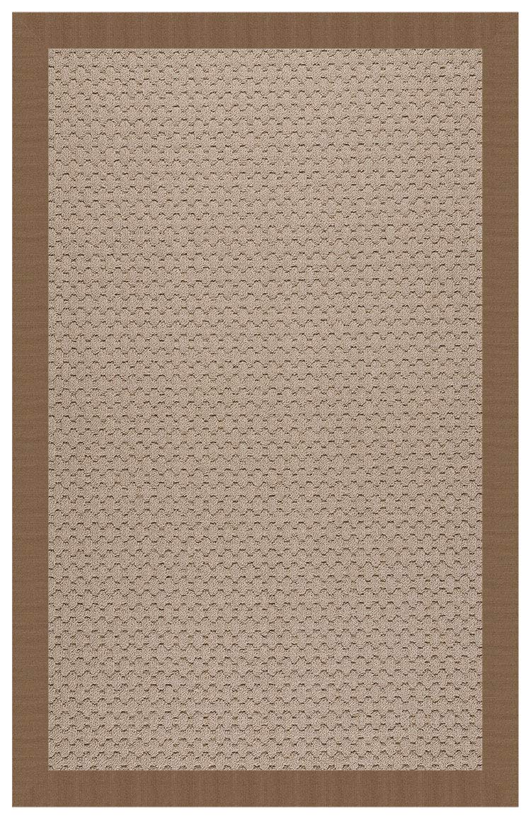 Capel Rugs Zoe-Grassy Mountain Rectangle Machine Tufted Area Rug 3' x 5' Cafe Brown - Soft Indoor Outdoor Rug for Living Room, Bedroom, Patio & Office Decor