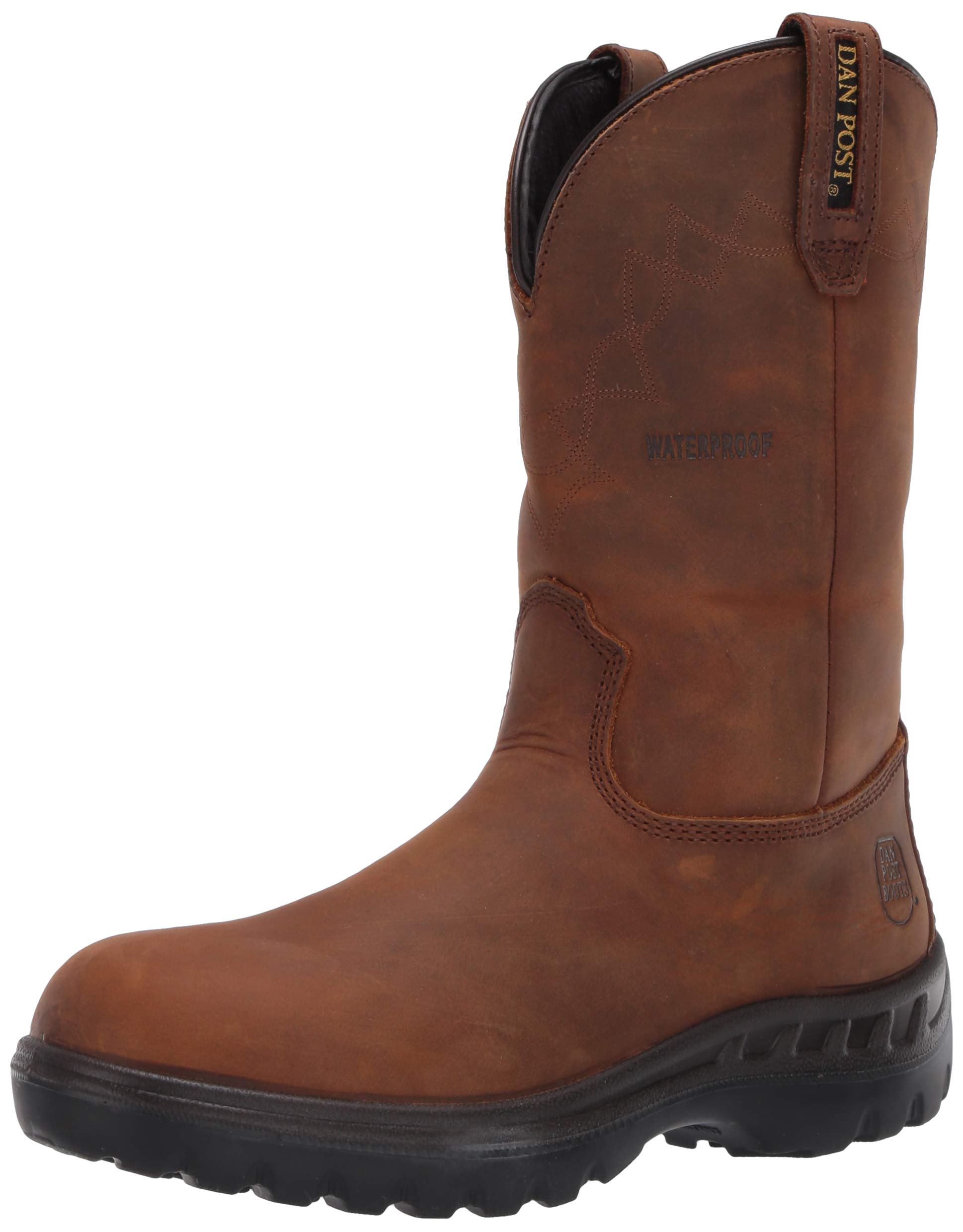 DAN POST Men's Western Pull-On Boots - Comfortable Cowboy Boots for Riding, Work & Casual Wear | Durable Leather & Stylish Design