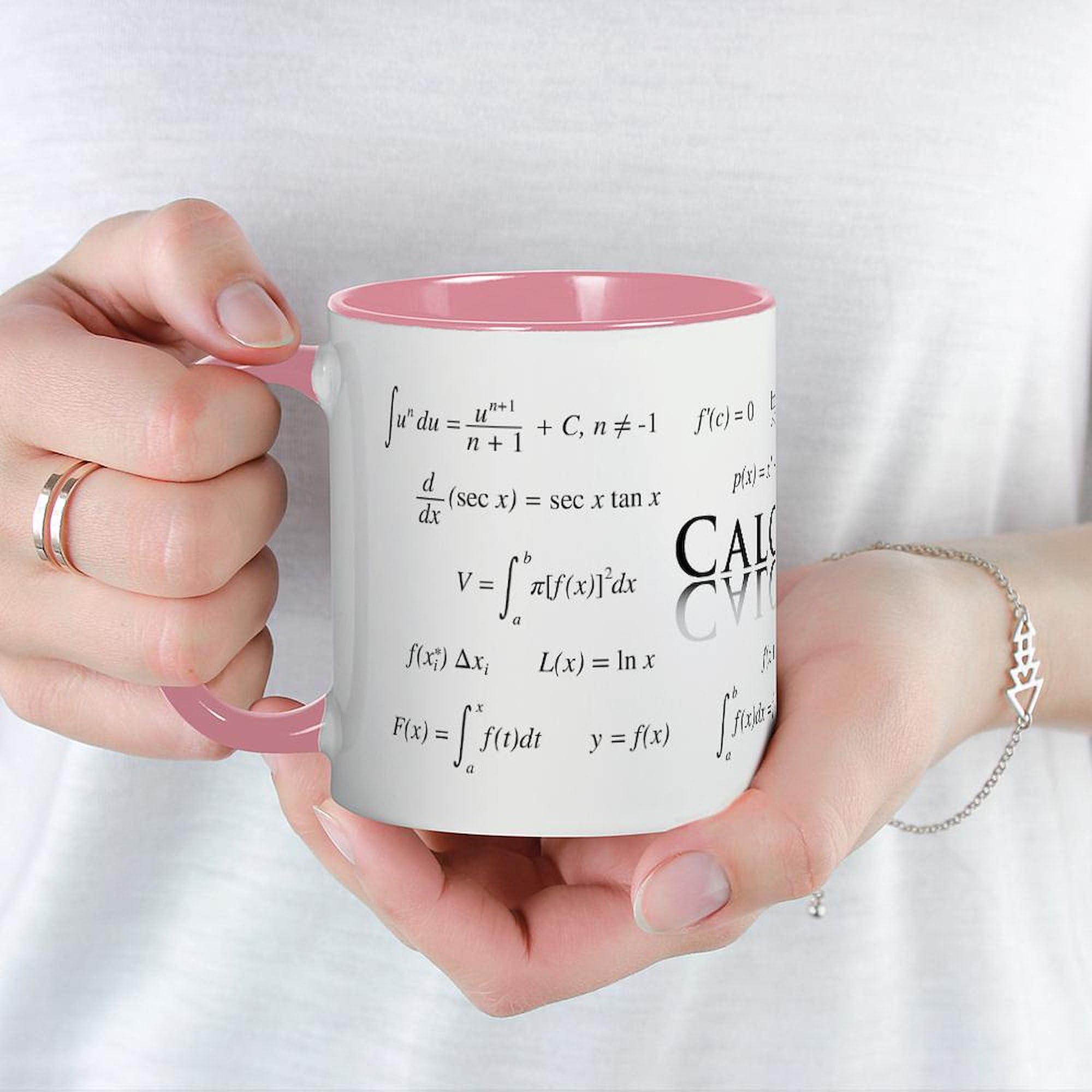Calculus Equations Coffee Mug - 11 oz (325 ml) Ceramic Cup - Perfect for Math Teachers, Students & Science Lovers - Great Gift for Classroom, Office & Study Sessions