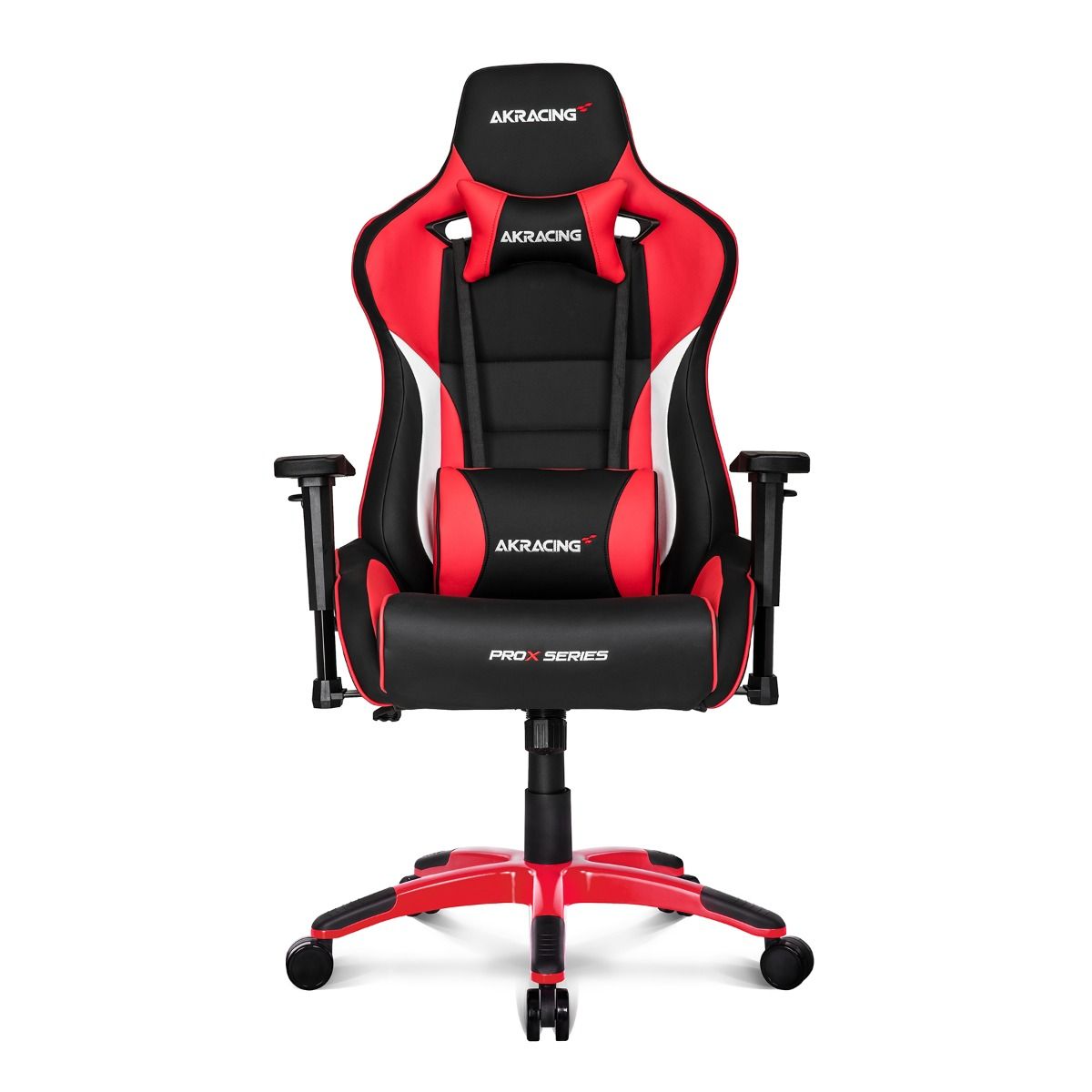 AKRACING ProX Ergonomic Gaming Chair - High Back Racing Style with Adjustable Lumbar Support & Headrest - Red - Perfect for PC, Office & Esports Gaming Setup