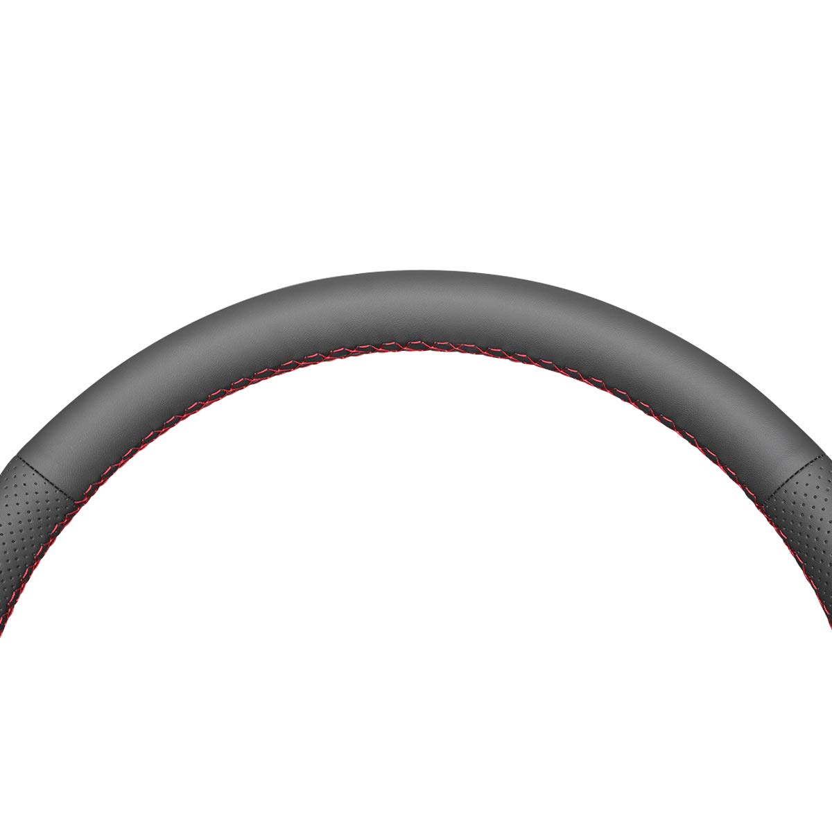 Premium MEWANT Leather Steering Wheel Cover for Honda Civic, CR-V, Prelude - Non-Slip Grip, Universal Fit, Easy Installation - Perfect for Commuting, Road Trips & Winter Driving