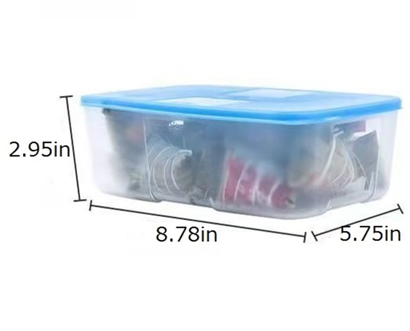 57.5 oz (1700ml) Airtight Bacon Keeper & Deli Meat Saver - BPA-Free Plastic Food Storage Container with Lid for Refrigerator, Lunch Box, Meal Prep - Perfect for Cold Cuts, Cheese, Cookies & Holiday Food Storage