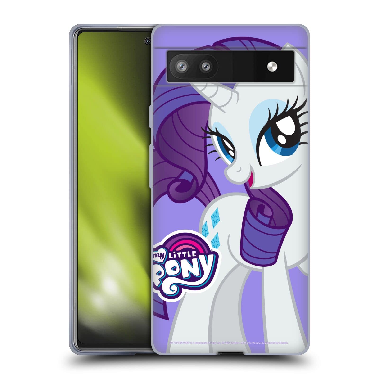 Head Case Designs My Little Pony Rarity Soft Gel Case for Google Pixel 6a | Officially Licensed Character Art | Perfect for Fans & Daily Use