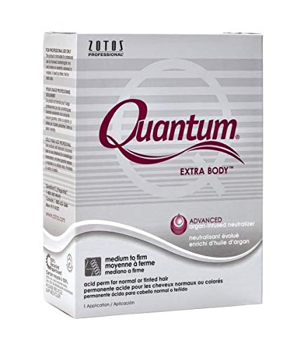 Quantum Perm Extra Body/Silver Hair Perm Rods (Pack of 4) - Professional Salon Quality Curling Rods for Long Lasting Waves & Curls - Perfect for Home Styling, Salon Use & Special Occasions