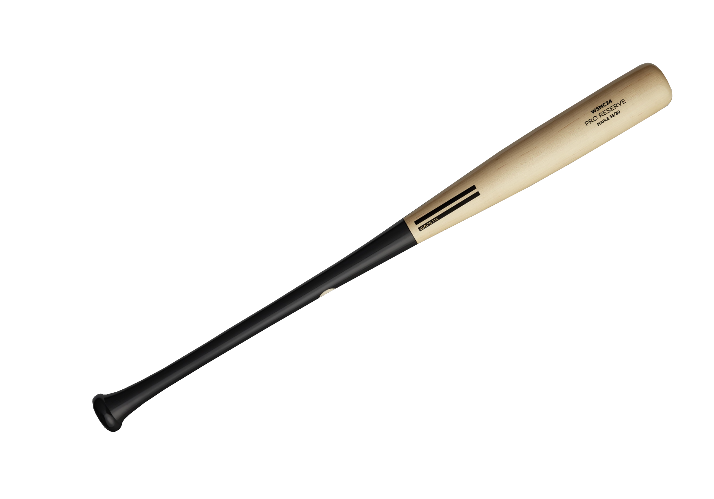 Warstic WSMC24 Pro Reserve Maple Wood Baseball Bat - High Performance Wooden Bat for Baseball Players, Perfect for Training & Games