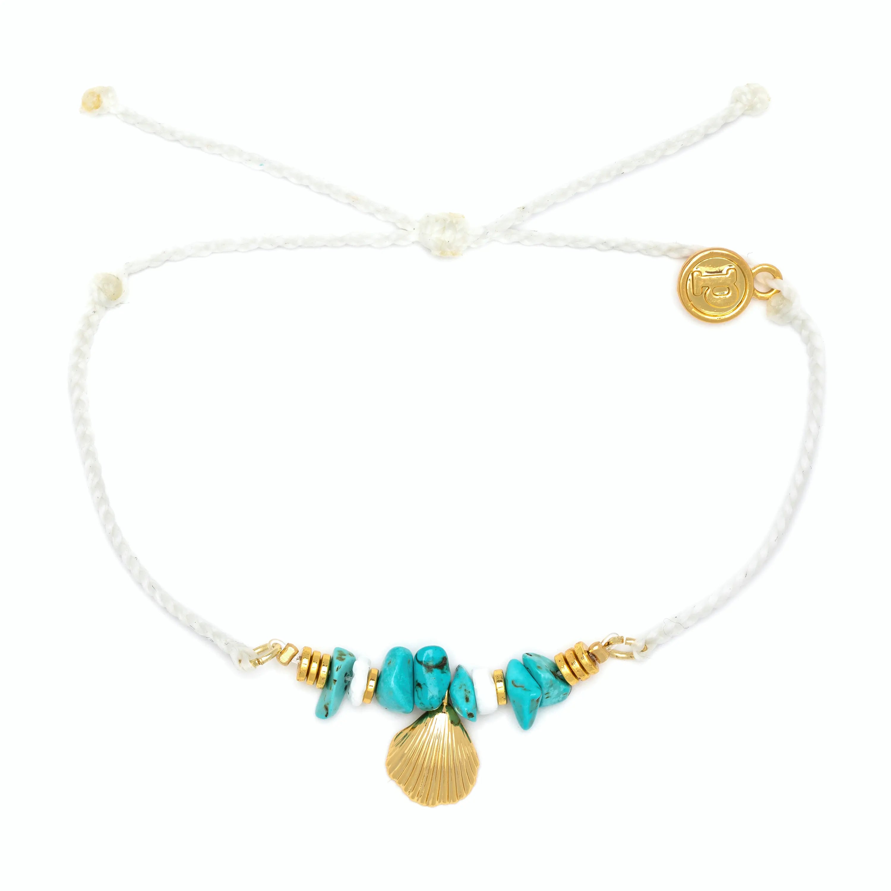 Mini Conch Gold Bracelet for Women - Elegant 14K Gold Plated Shell Charm Bracelet - Perfect for Beach Vacations, Summer Outfits & Boho Jewelry Collection