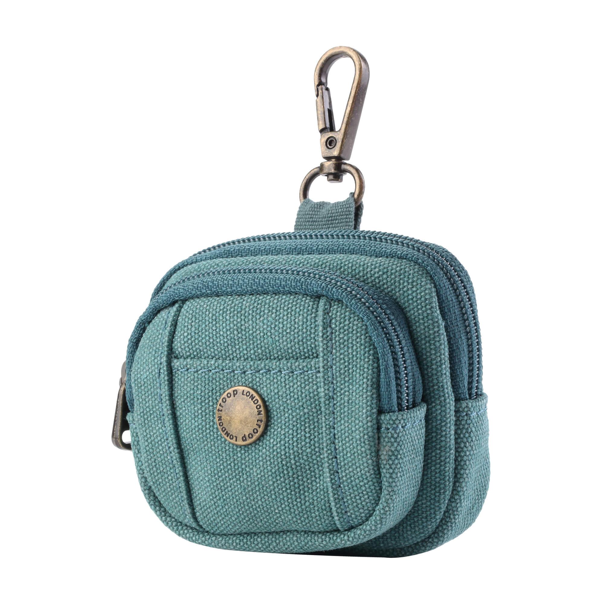 Troop London Classic Exquisite Bag Charm (Horizontal) - Stylish Leather Keychain for Handbags, Luggage & Backpacks - Perfect Travel & Everyday Accessory