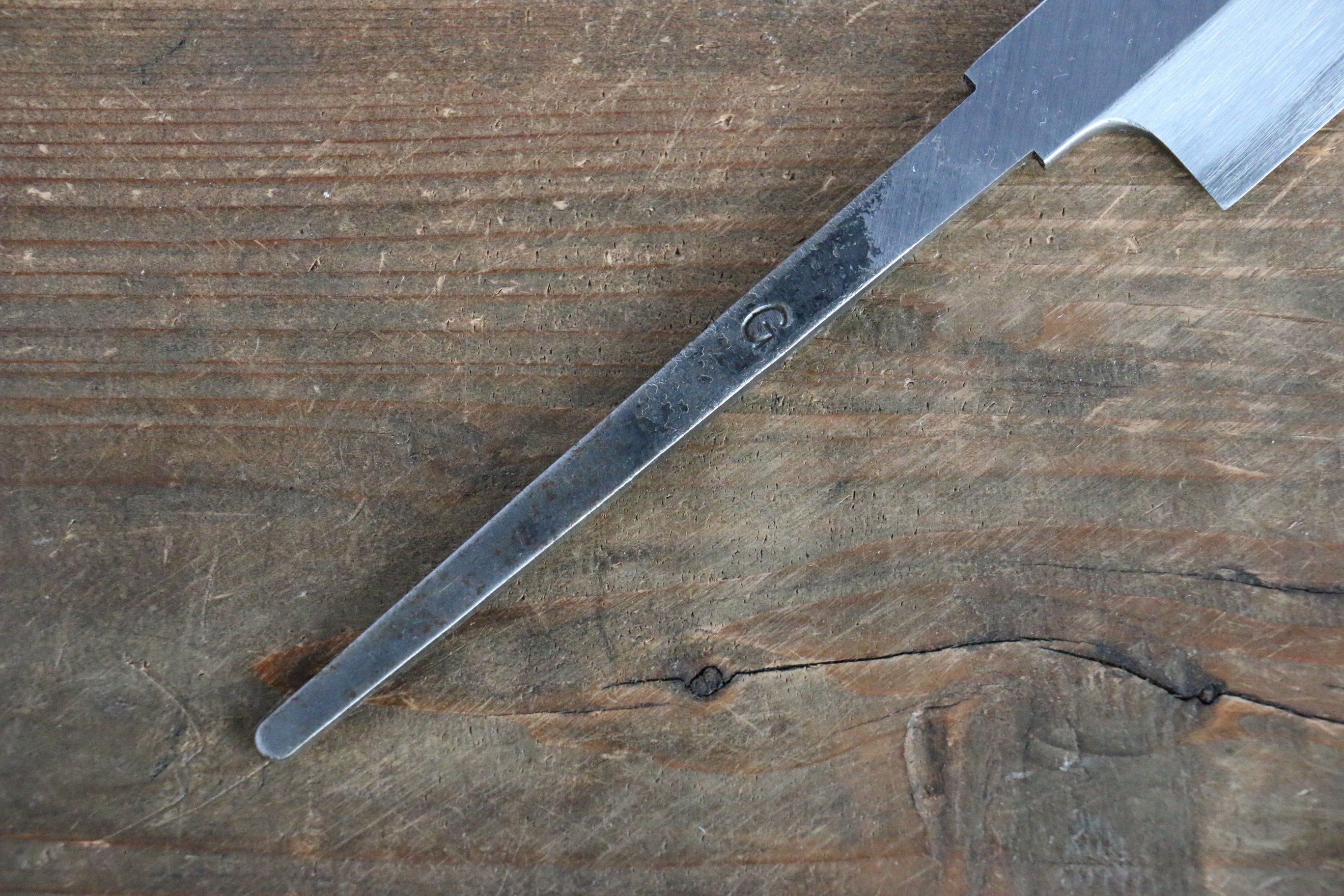 Premium Minamoto Akitada Blue Steel No.1 DX Yanagiba 270mm Sushi Knife - Handcrafted Japanese Chef Knife for Sashimi, Sushi & Precision Cutting (Blade Only) - Perfect for Professional Chefs & Home Cooking Enthusiasts