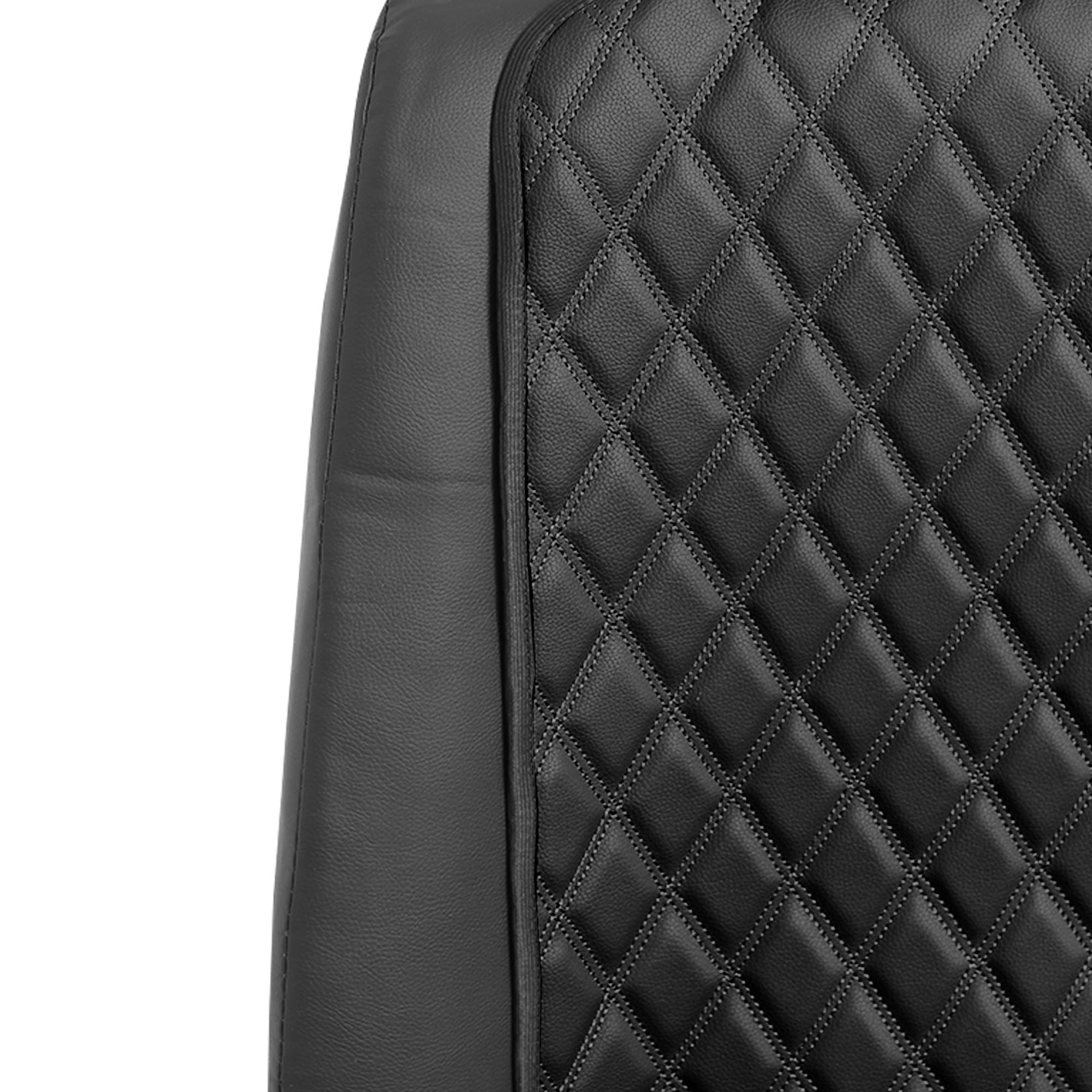 FH Group Neosupreme Car Seat Covers - 2 Pack Universal Fit Waterproof Faux Leather Seat Protectors for Cars, Trucks & SUVs | Black Auto Accessories for Comfort & Style | Perfect for Road Trips, Commuting & Family Travel