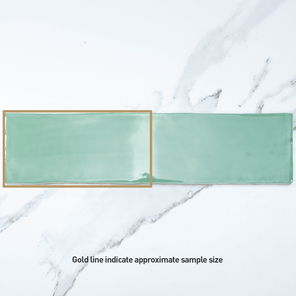 Premium Manhattan Jade 75x300 Subway Tile - Glossy Ceramic Wall & Backsplash Tile for Kitchen, Bathroom & Shower - Waterproof & Easy to Clean