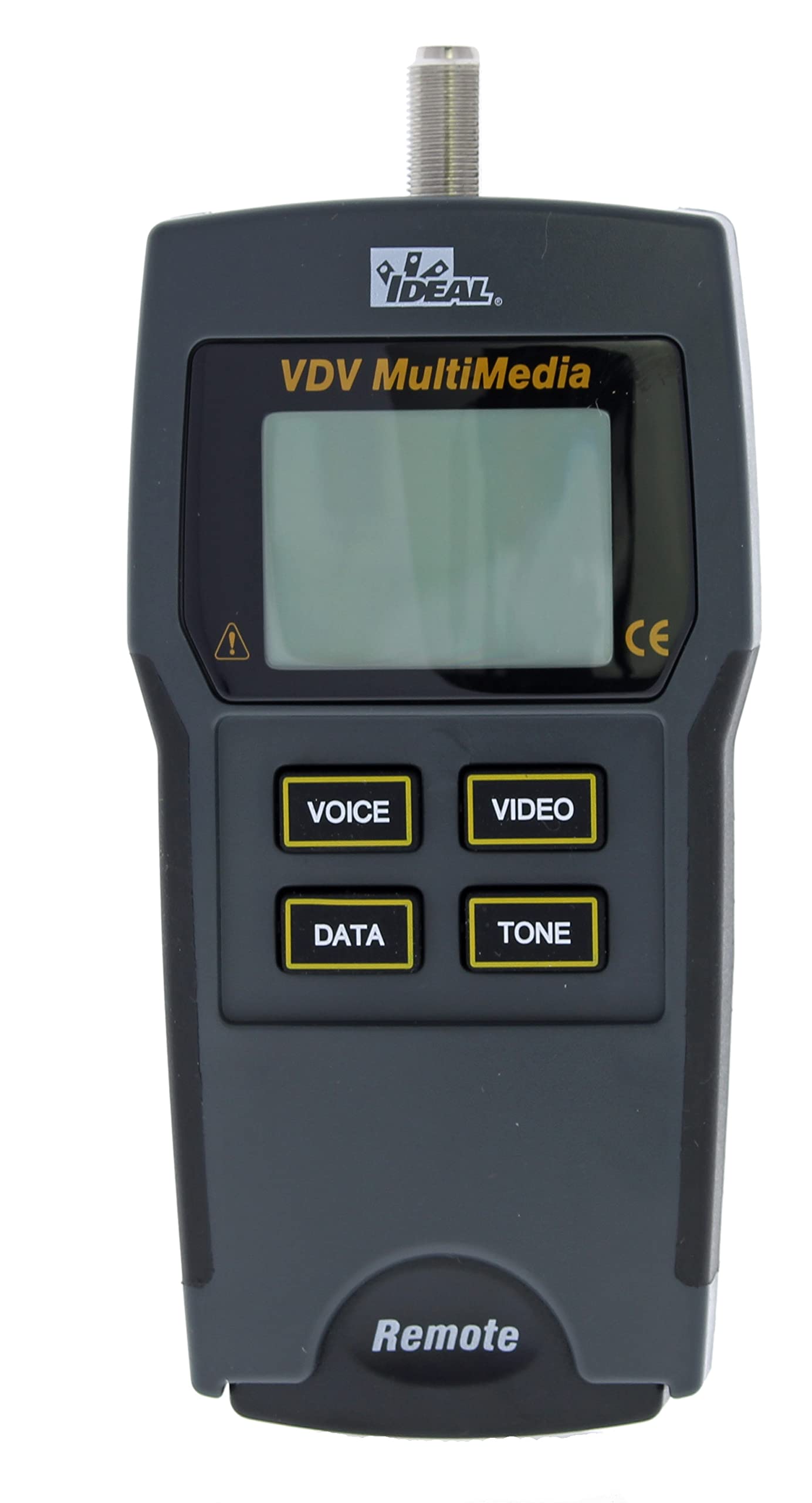 IDEAL Industries 33-856 VDV Multimedia Wiremap Tester for CAT3/5/5e/6/6A & RG-59/6/6 Quad Cables - Voice/Data/Video Electrical Tester Kit - Perfect for Network Installations & Cable Testing