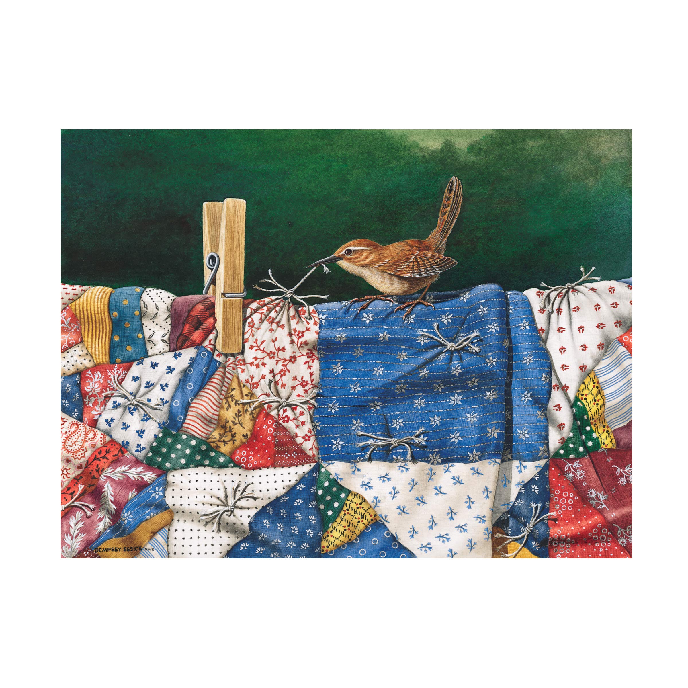 Trademark Fine Art Tug of War Perch by Dempsey Essick - 35x47 Inch Canvas Wall Art - Multiple Sizes Available - Perfect for Living Room, Bedroom & Office Decor