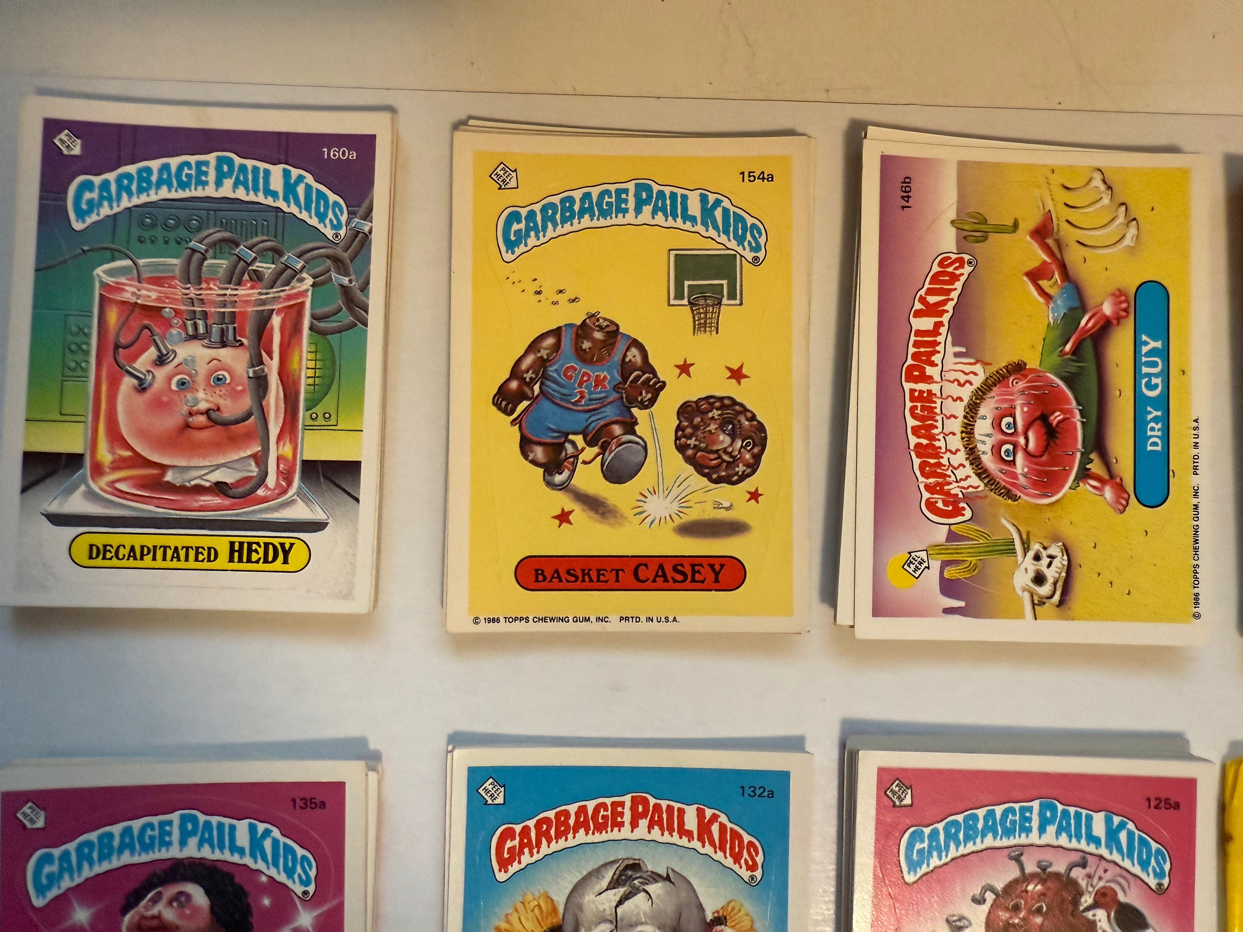 Vintage 1985 Garbage Pail Kids Series 3 Rare Stickers Set - High Grade Condition with Original Wrapper | Collectible Trading Cards for Nostalgic 80s Fans & Pop Culture Enthusiasts