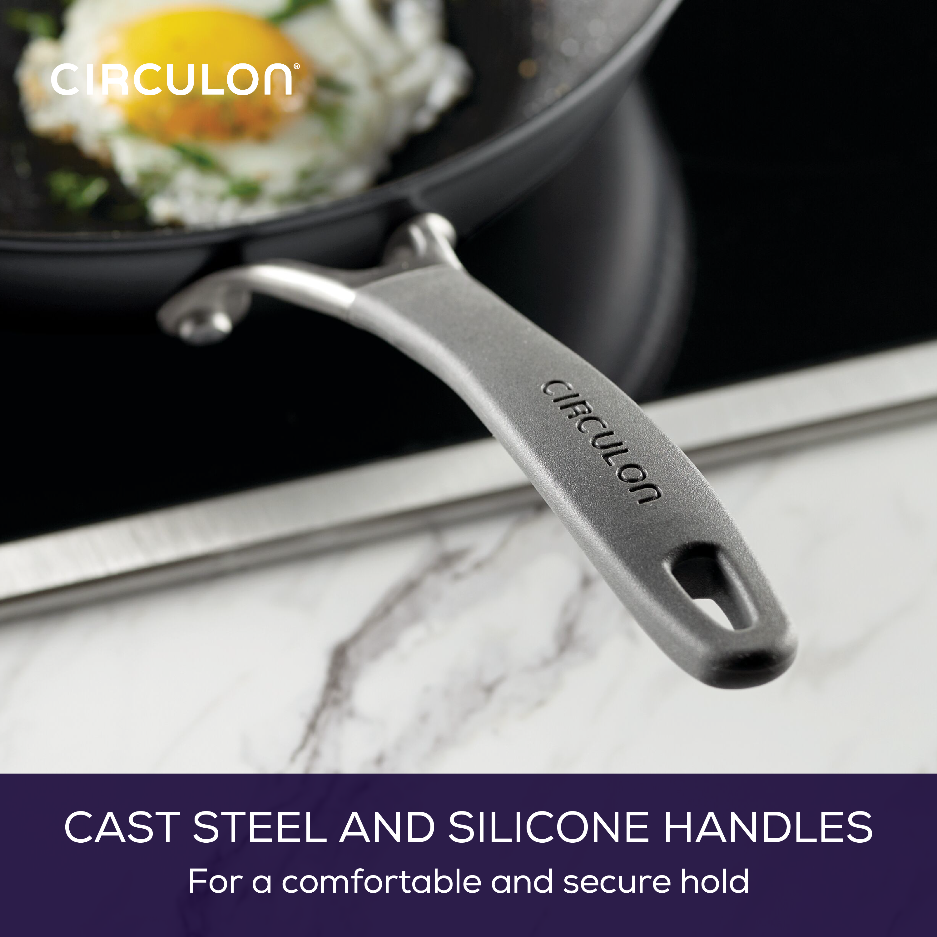 10-Piece ScratchDefense™ Nonstick Cookware Set - Durable Kitchen Cookware for Frying, Boiling & Baking - Perfect for Home Chefs & Everyday Cooking