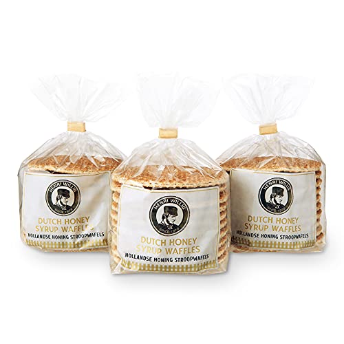 Henri Willig Dutch Honey Syrup Waffles - Authentic Dutch Stroopwafels | Perfect for Coffee, Tea & Breakfast | Gourmet Gift Idea