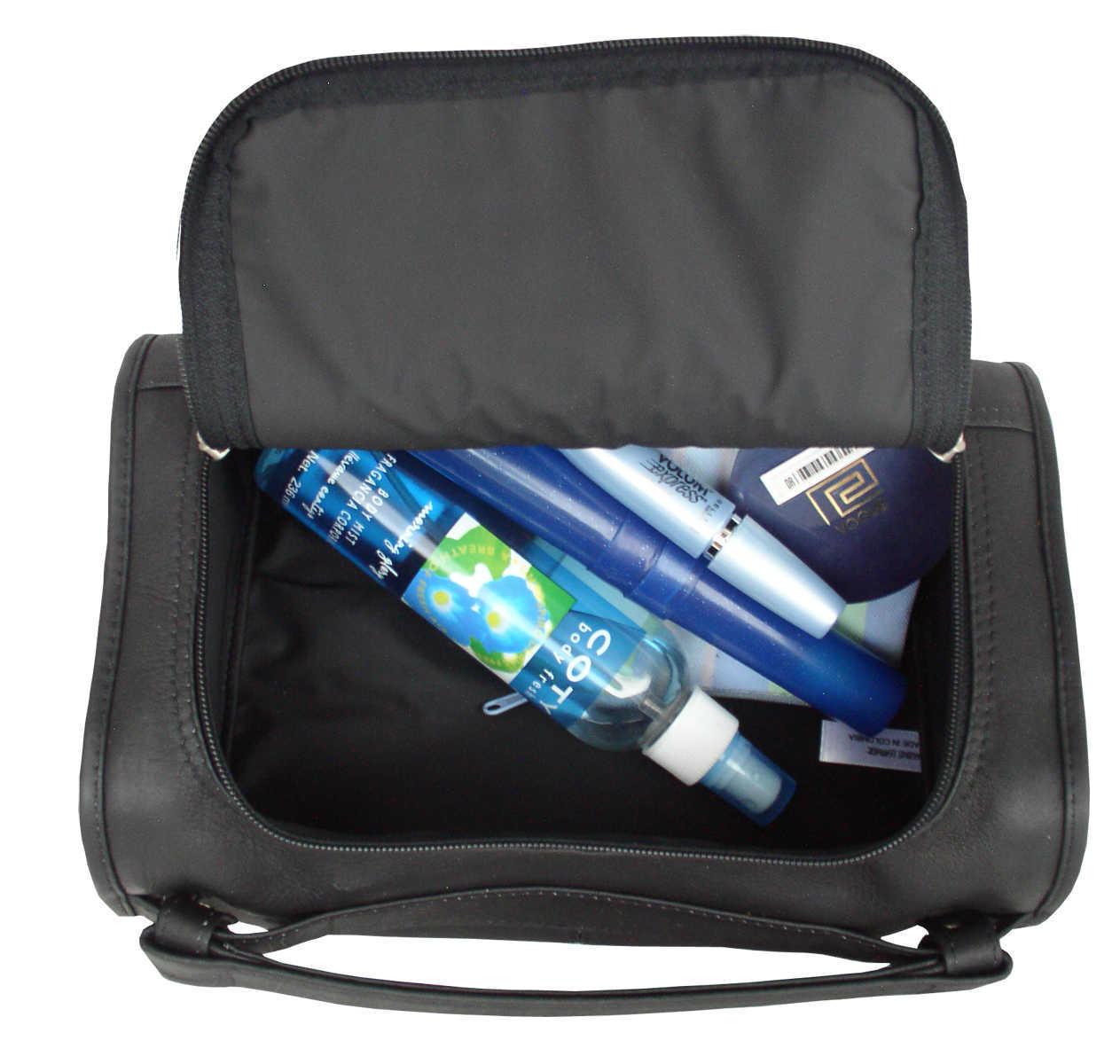 Premium Leather Half Moon Utility Kit - Durable Multi-Pocket Organizer for Tools, Makeup & Essentials | Perfect for Travel, Camping & Everyday Use
