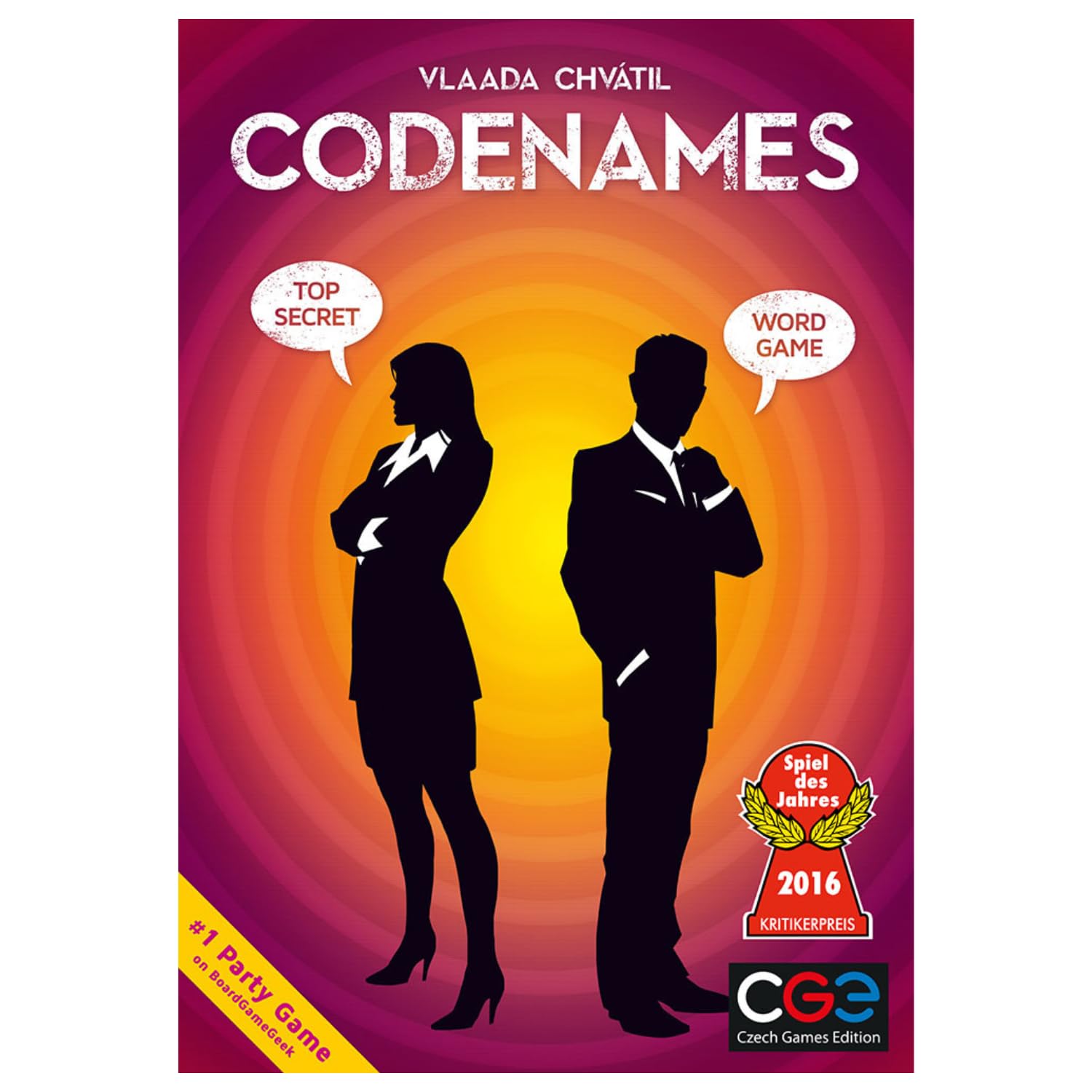 Codenames Board Game by CGE - Fun Party & Family Game Night