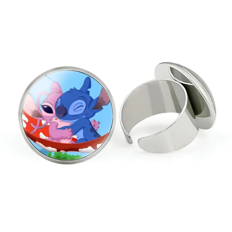 Disney Cartoon Character Rings for Kids - Fun & Colorful Jewelry for Birthday Gifts, Party Favors & Dress-Up Play