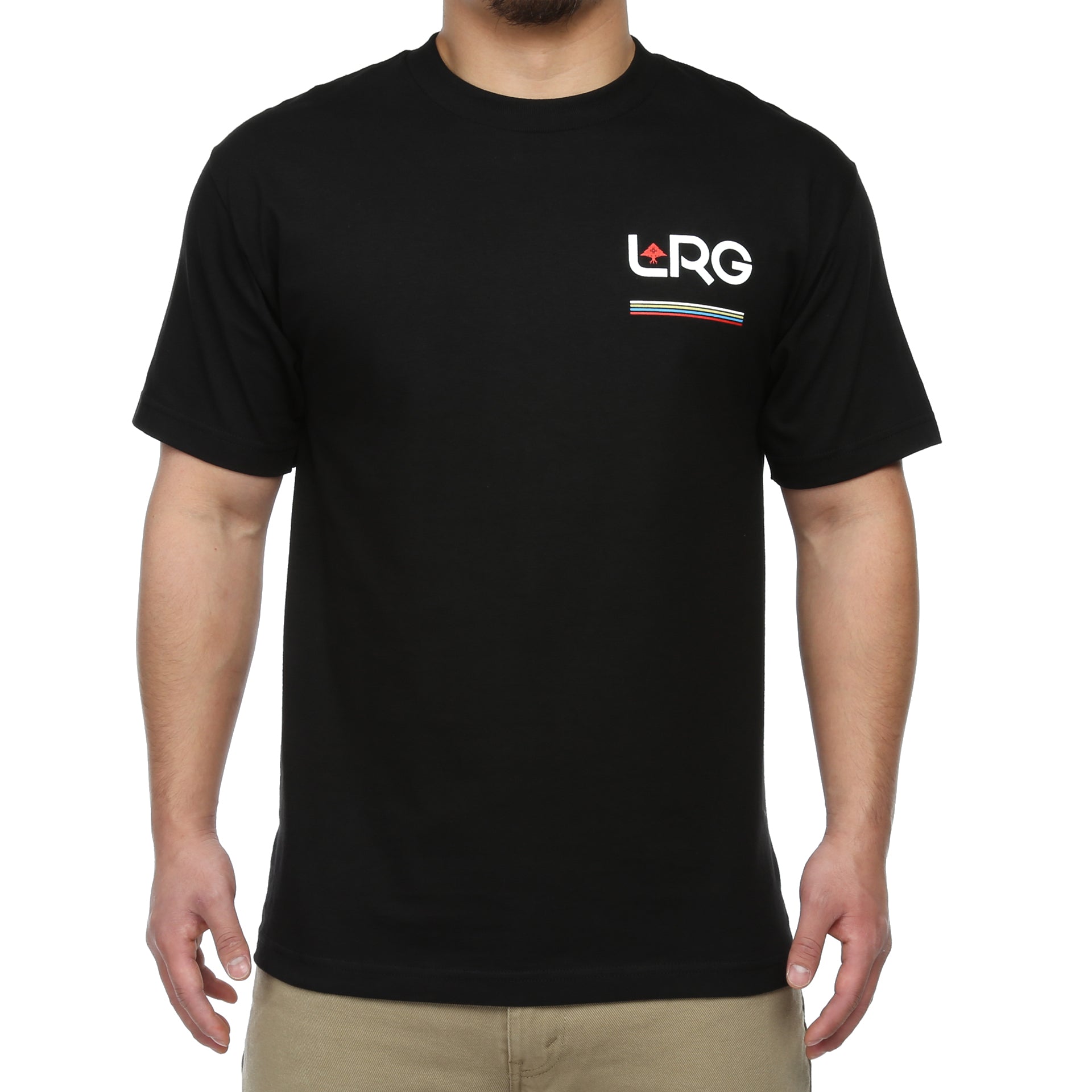 LRG Lifted 47 Graphic T-Shirt for Men - Black Cotton Streetwear Tee | Casual Wear, Skate Style & Urban Fashion